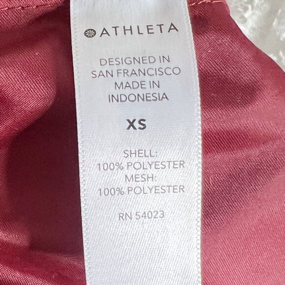 Athleta Escape Jacket in Canyon Red Rain Coat Windbreaker Running Jacket Size XS - Picture 9 of 11